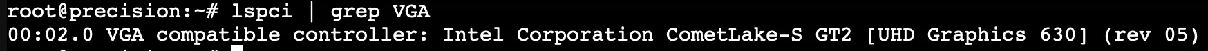 VGA response